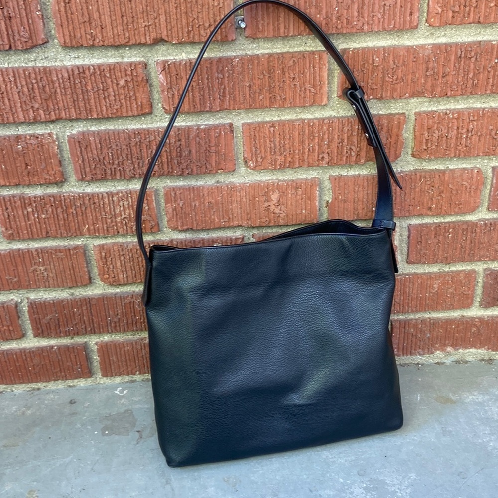 Vince Mod V Python Embossed Bucket Bag - image 2